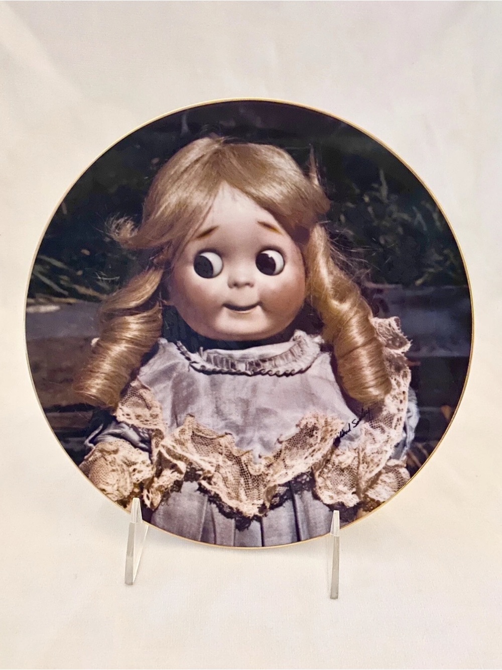 1981 Mildred Seeley Dear Googly Old German Dolls Collector Plate #3095/7500 8.5”